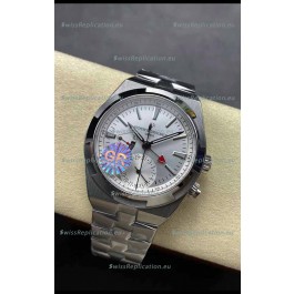 Vacheron Constantin Overseas Dual Time Stainless Steel 1:1 Mirror Swiss Replica Steel Dial