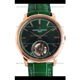 Vacheron Constantin Traditionelle Swiss Tourbillon Rose Gold 1:1 Mirror Replica Watch 