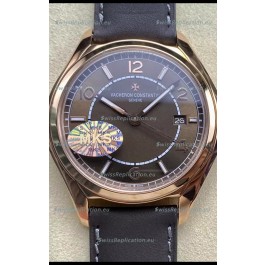 Vacheron Constantin Fiftysix Edition Rose Gold Steel 1:1 Mriror Replica Brown Dial 
