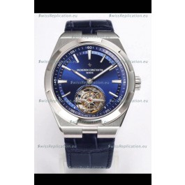 Vacheron Constantin Overseas Tourbillon Stainless Steel Leather Strap 1:1 Mirror Replica