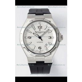 Vacheron Constantin Overseas 1:1 Mirror Swiss Replica Watch in White Dial - Rubber Strap