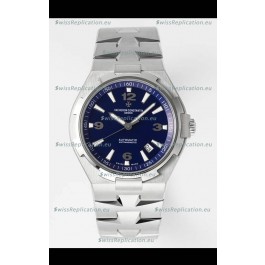 Vacheron Constantin Overseas 1:1 Mirror Swiss Replica Watch in Steel Blue Dial - Steel Strap
