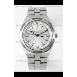 Vacheron Constantin Overseas 1:1 Mirror Swiss Replica Watch in Steel Dial 
