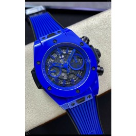 Hublot Big Bang Unico Blue PVD 1:1 Mirror Edition Swiss Replica Watch
