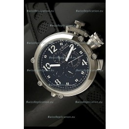 U-Boat Flightdeck Rattrapante Japanese Automatic Watch in Steel Casing
