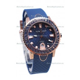 Ulysse Nardin Lady Diver Replica Watch in Gold Casing