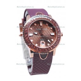 Ulysse Nardin Lady Diver Replica Watch in Gold Casing