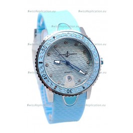 Ulysse Nardin Lady Diver Starry Night Replica Watch in Blue Dial