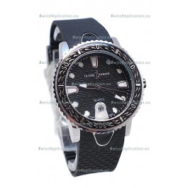 Ulysse Nardin Lady Diver Starry Night Replica Watch in Black Dial