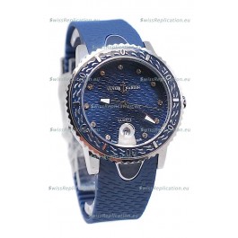Ulysse Nardin Lady Diver Starry Night Replica Watch in Dark Blue Dial