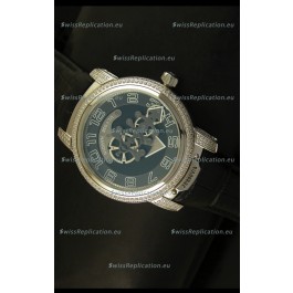Ulysse Nardin Dual Escapement Japanese Watch in Grey Dial