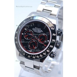 Rolex Project X Daytona Limited Edition Series II Cosmograph MonoBloc Cerachrom Swiss Watch in Black Dial