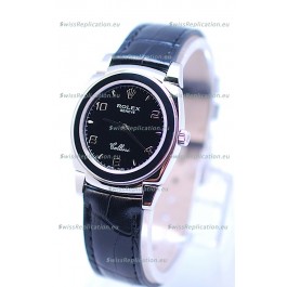 Rolex Cellini Cestello Ladies Swiss Watch All Black
