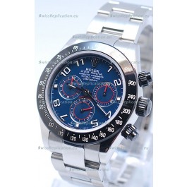 Rolex Project X Daytona Limited Edition Series II Cosmograph MonoBloc Cerachrom Swiss Watch in Blue Dial