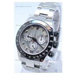 Rolex Daytona MonoBloc Cerachrom Bezel Swiss Replica Rose Gold Plated Watch in White Mother Pearl Dial