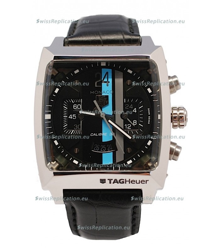 Tag Heuer Monaco Concept 24 Swiss Replica Watch in Black Dial