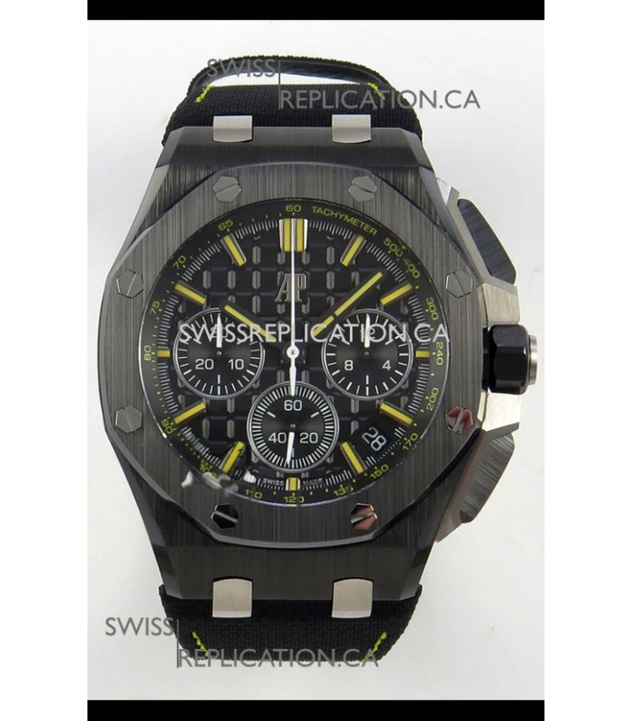 Royal Oak Offshore Chronograph 26420FE Black Ceramic Super Clone Watch 
