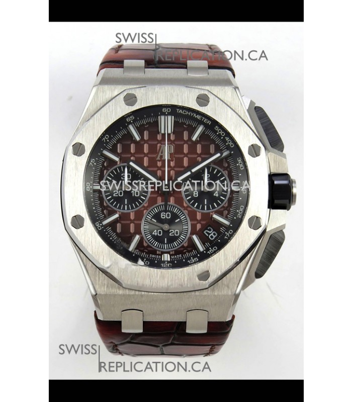 Royal Oak Offshore Chronograph 26420 Brown Dial Super Clone Watch 