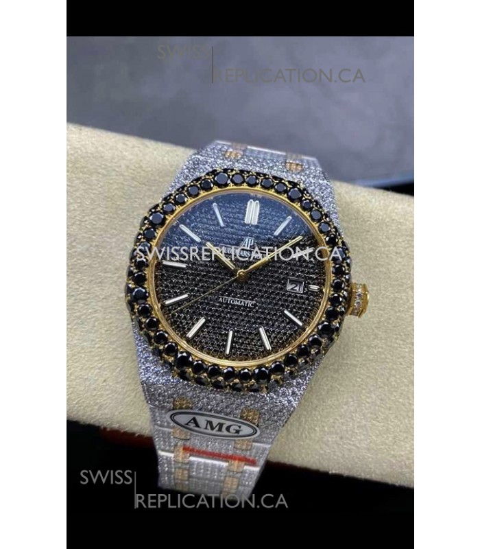 Royal Oak 15400 Iced Out Super Clone Edition 1 Super Clone Watch 