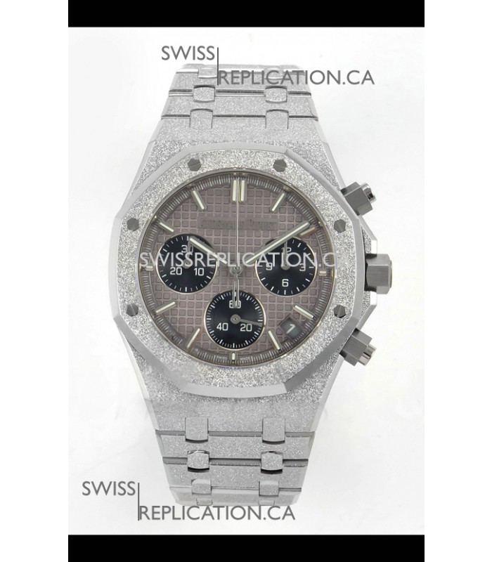 Royal Oak Chronograph 26240BC Frosted Grey Dial Super Clone Watch