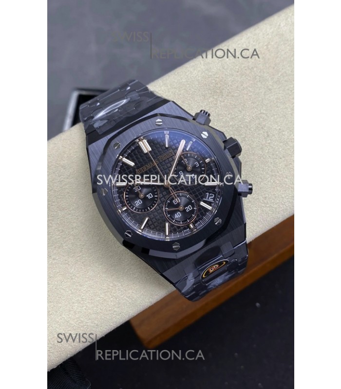 Royal Oak Chrono 26240 Black Ceramic Super Clone Watch 