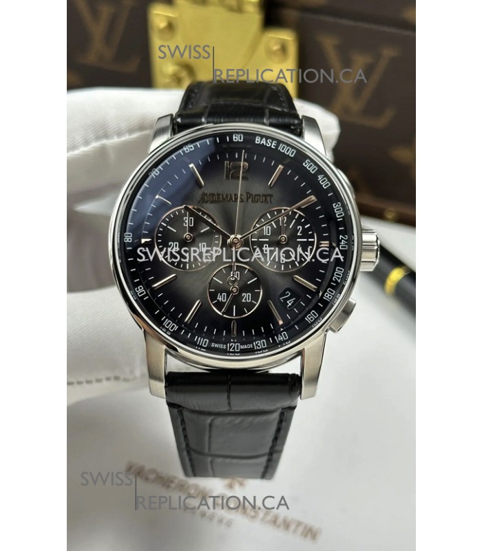 AP CODE 11.59 26393ST Chrono Smoked Dial Super Clone Watch 