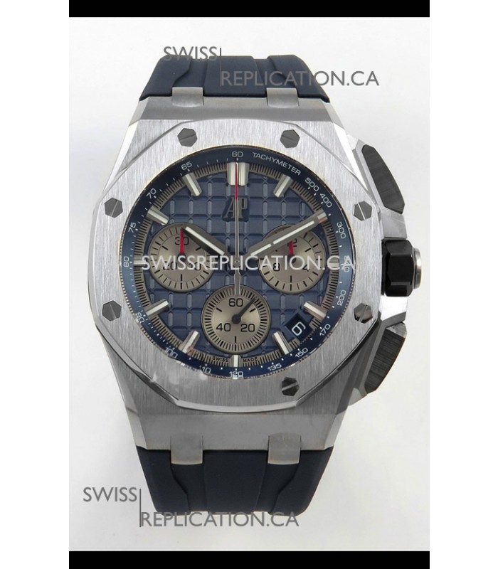 Royal Oak Offshore Chronograph 26420 Titanium Blue Dial Super Clone Watch 