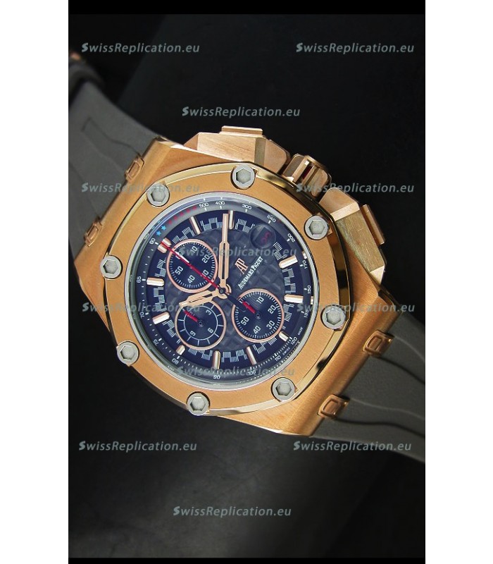 Audemars Piguet Royal Oak Offshore Michael Schumacher Quartz Movement in Rose Gold