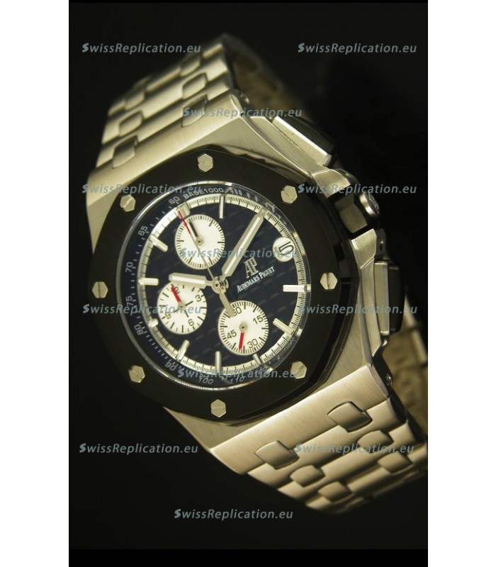 Audemars Piguet Royal Oak Offshore Watch in Black Dial - Steel Case
