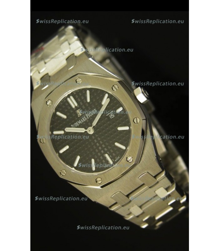 Audemars Piguet Royal Oak Ladies Black Dial 33MM - 1:1 Mirror Replica Edition
