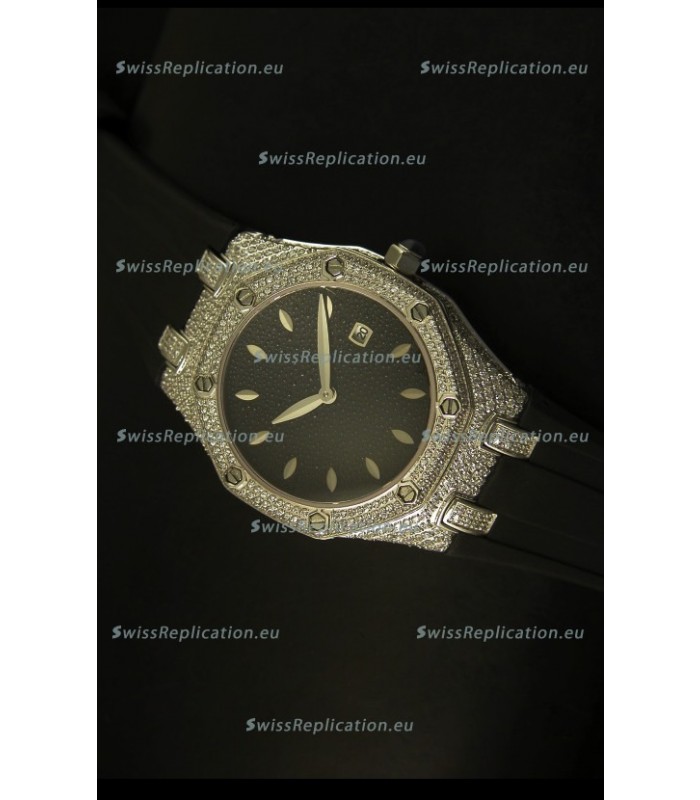 Audemars Piguet Royal Oak Ladies Watch in Black 