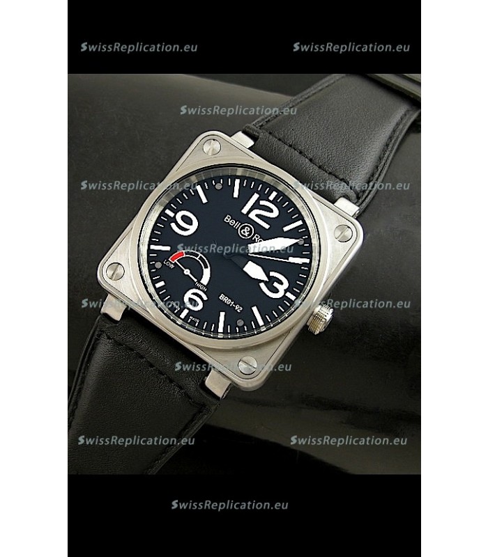 Bell and Ross BR01-92 Swiss Replica Watch in Black Dial