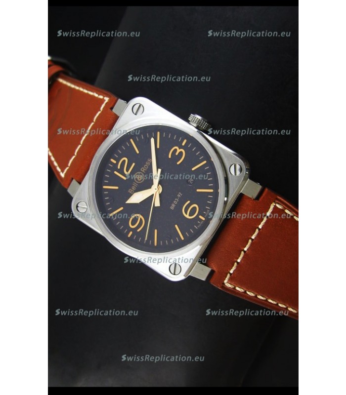 Bell & Ross Aviation BR03-92 Golden Heritage Edition Swiss Watch 