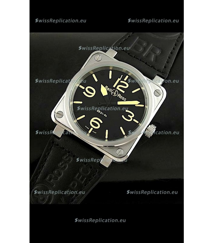 Bell and Ross BR01-94 Swiss Watch in Black Dial