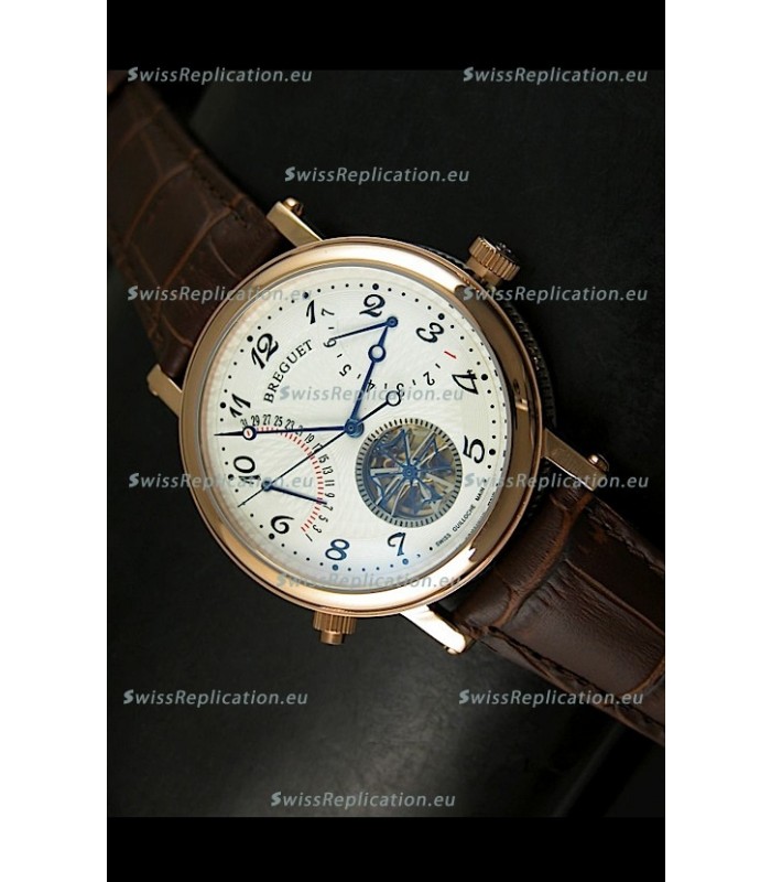 Breguet Retrograde Day/Date Japanese Automatic Watch with Tourbillon