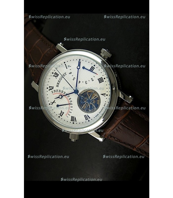 Breguet Retrograde Day/Date Japanese Automatic Watch with Tourbillon