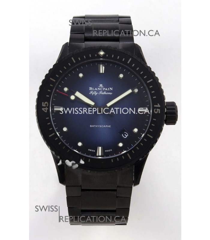 Blancpain Fifty Fathoms Ceramic Case Blue Dial Super Clone Watch 