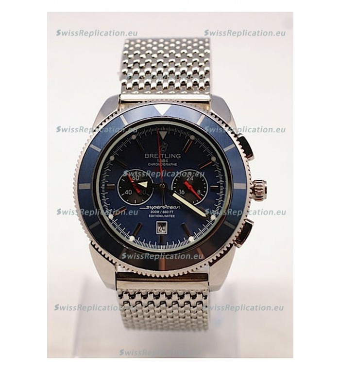 Breitling SuperOcean Heritage Swiss Replica Watch - Dark Blue Dial