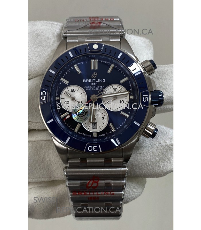 B01 42 Edition Swiss 904L Steel Casing Blue Dial Super Clone Watch 