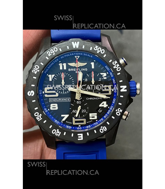 Breitling Endurance PRO 44 Dark Blue Strap Swiss Quartz Replica Watch