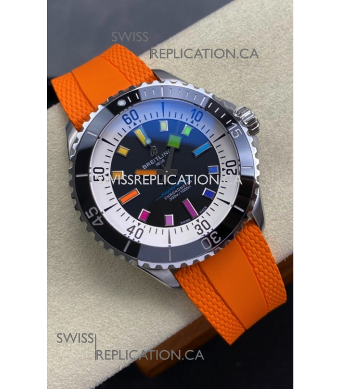 SuperOcean 42 A17375211B2S4 Black Dial Super Clone Watch 