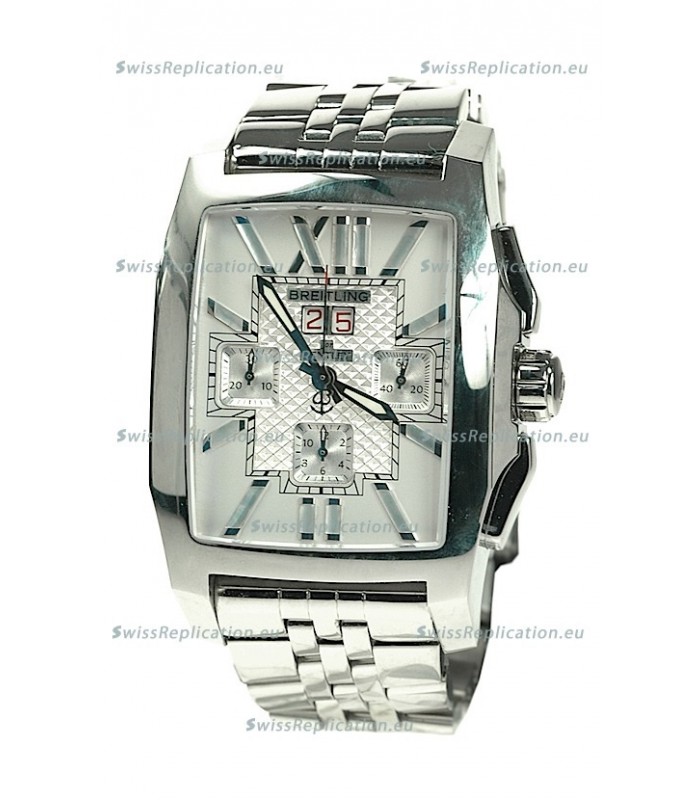 Breitling For Bentley Swiss Flying B Chronograph Steel Watch