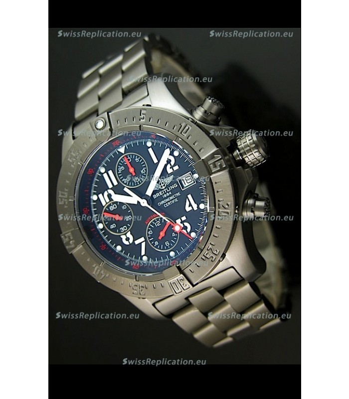 Breitling Skyland Avenger Swiss Replica Watch with PVD Coating - Mirror Replica
