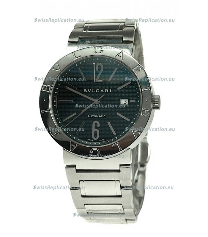 Bvlgari Automatic Swiss Replica Watch in Black Dial