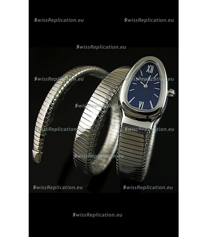 Bvlgari Serpenti Ladies Watch in Japanese Quartz Movement - Steel Case