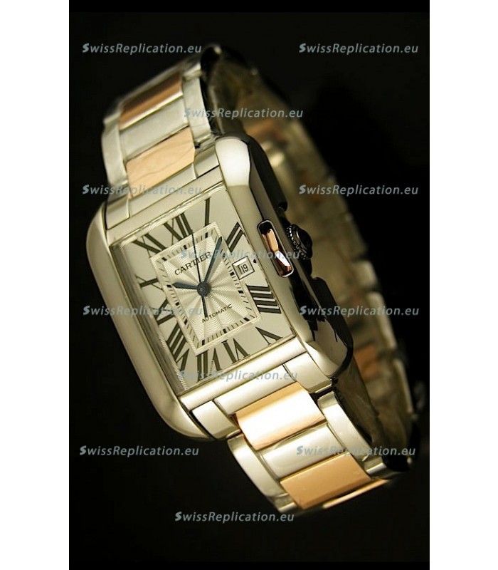 Cartier Tank Anglaise Mid Sized Swiss Watch - 1:1 Mirror Replica Watch