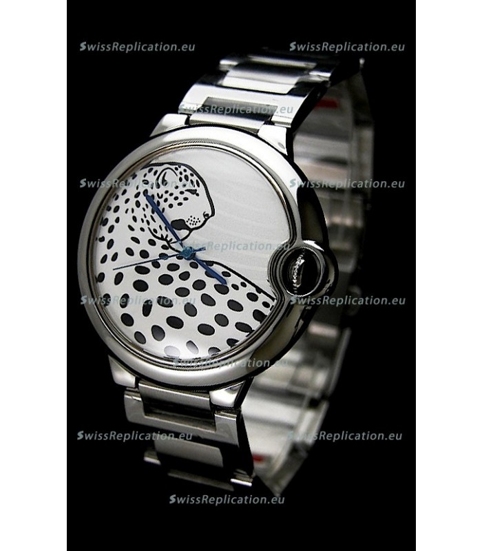 Cartier Ballon de Swiss Replica Watch in White Dial