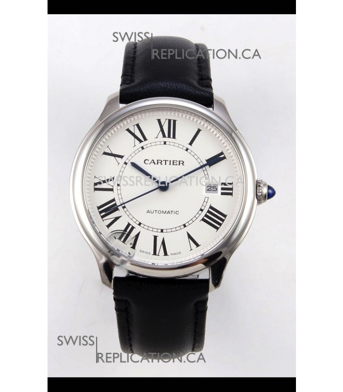 Cartier Ronde Louis 40 Stainless Steel Super Clone Watch 