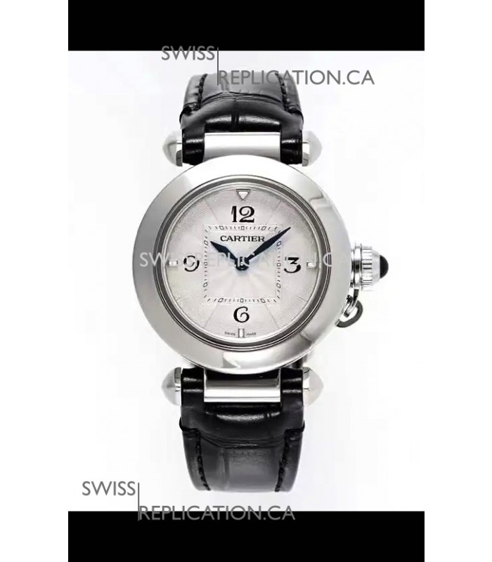 Pasha De Cartier Steel Casing Watch 30MM Super Clone Watch 
