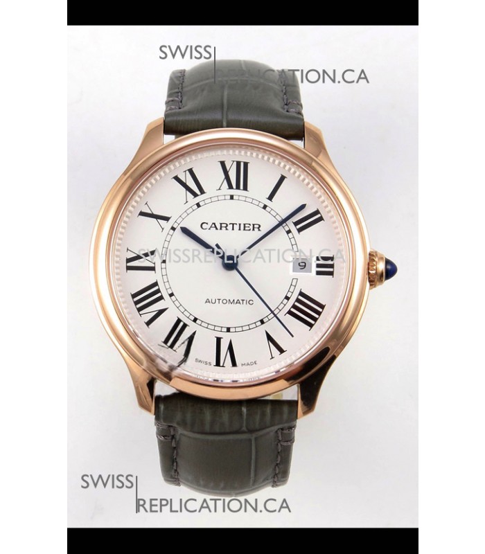 Cartier Ronde Louis 40 Rose Gold Super Clone Watch 